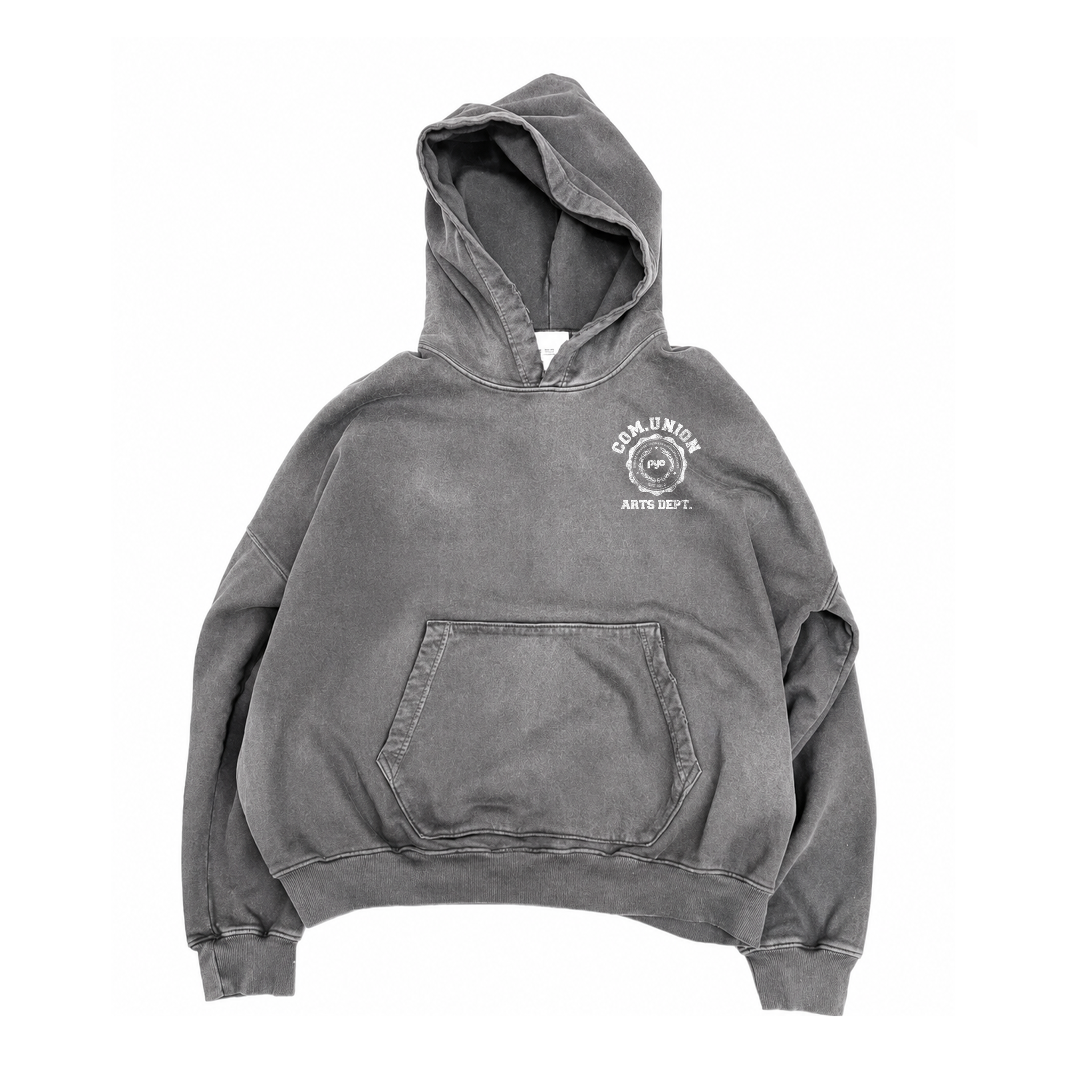 "ARTS DEPT" ACID WASH HOODIE